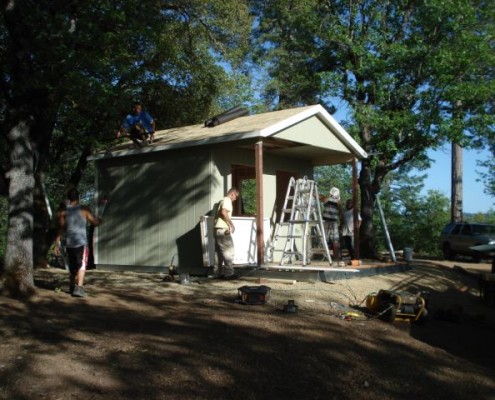 building the missing piece - tuff shed