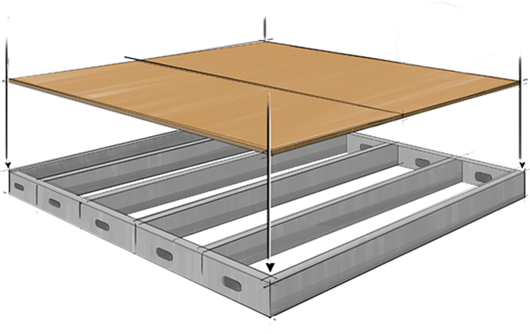 interlocking-tongue-groove-floor - Tuff Shed