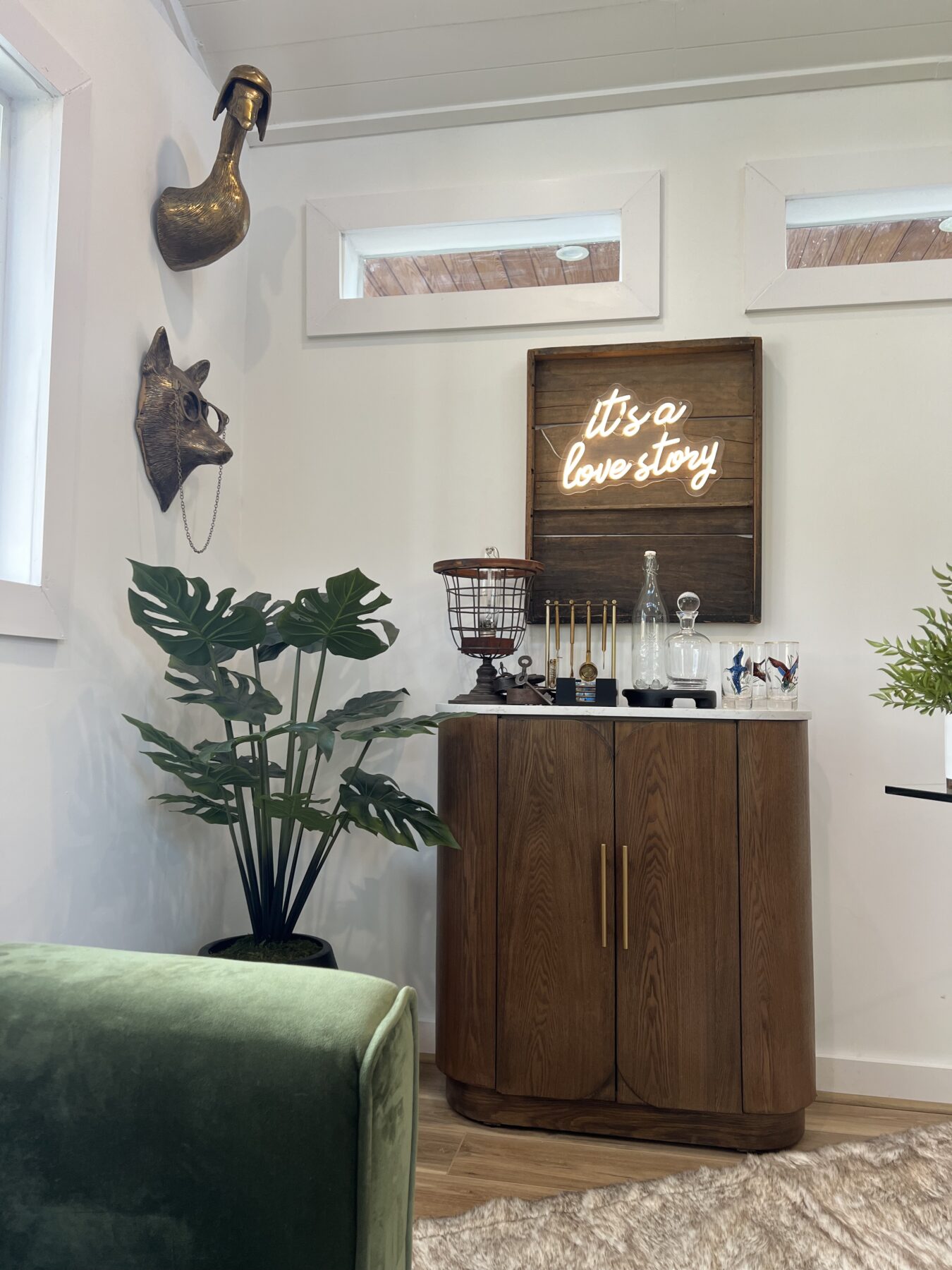 Interior of Tuff Shed Home Office